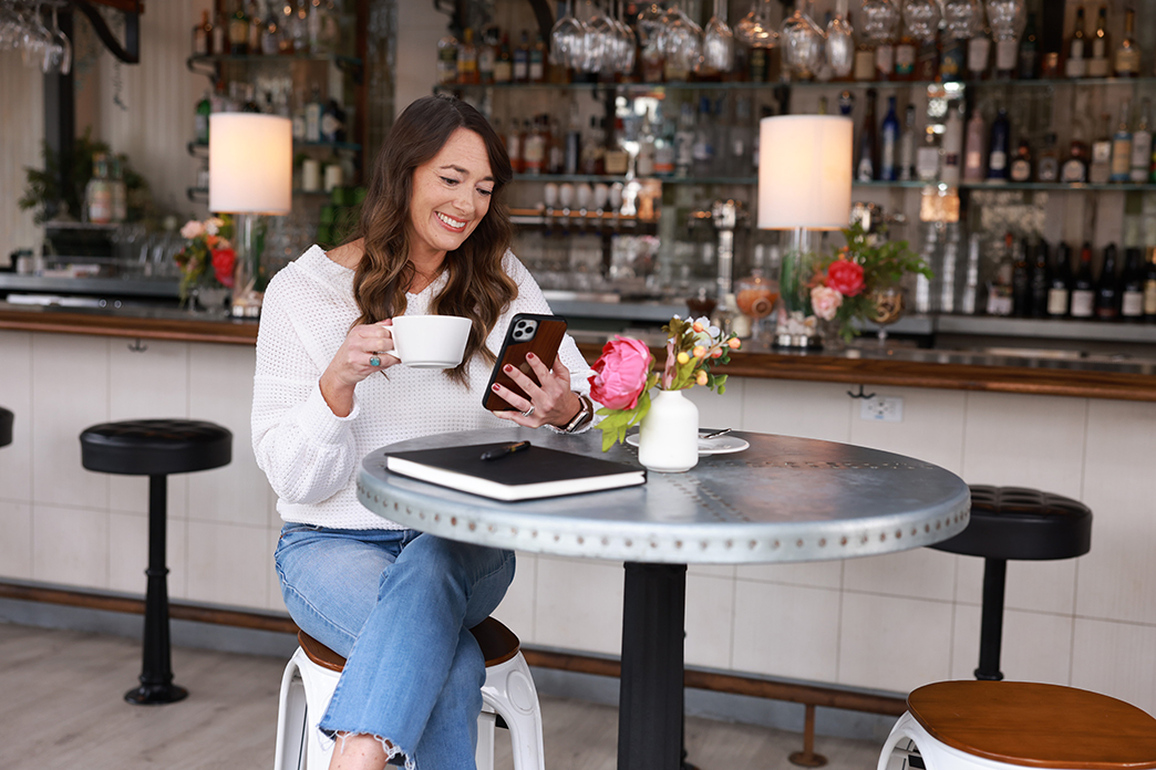 Women collaborating on a brand marketing campaign