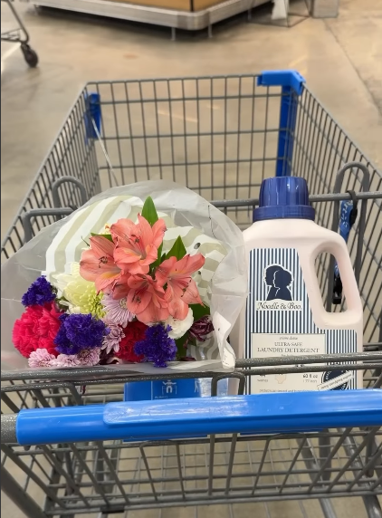 Mom discovering a product with her child